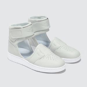 Nike AIR JORDAN 1 Lover XX White/Off White Ankle Strap Sneakers
